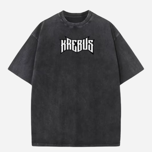 Black Krebus Oversized Tee