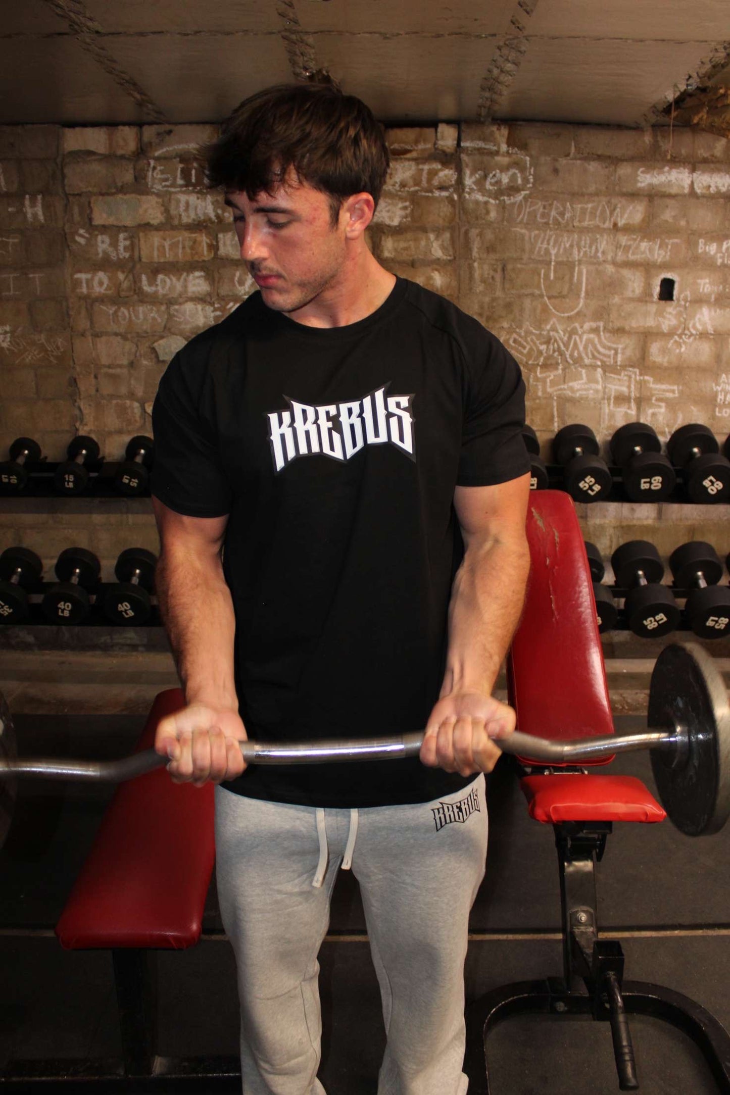 Black Krebus Performance Tee