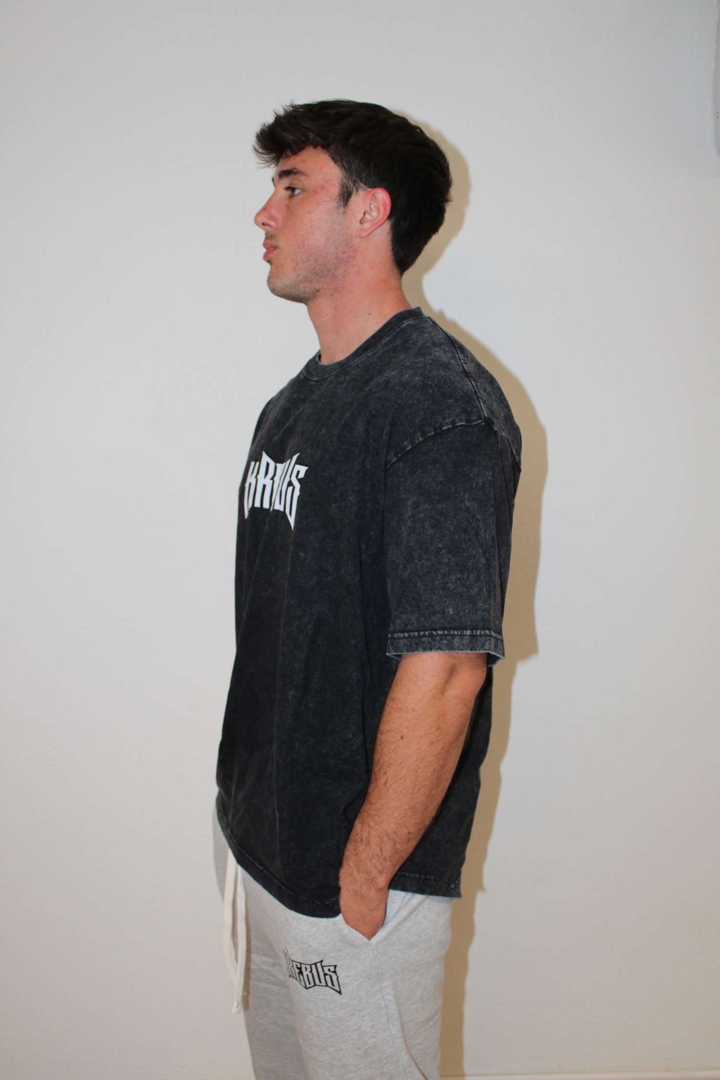 Black Krebus Oversized Tee